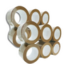 Tan Packing Tape, 2 Mil, 2 Inch x 110 Yards Extra Strength, Refill for Packing and Shipping