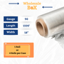Stretch Film 18' X 1,500 feet 90 Gauge Hand Film Pallet Wrap Full Case
