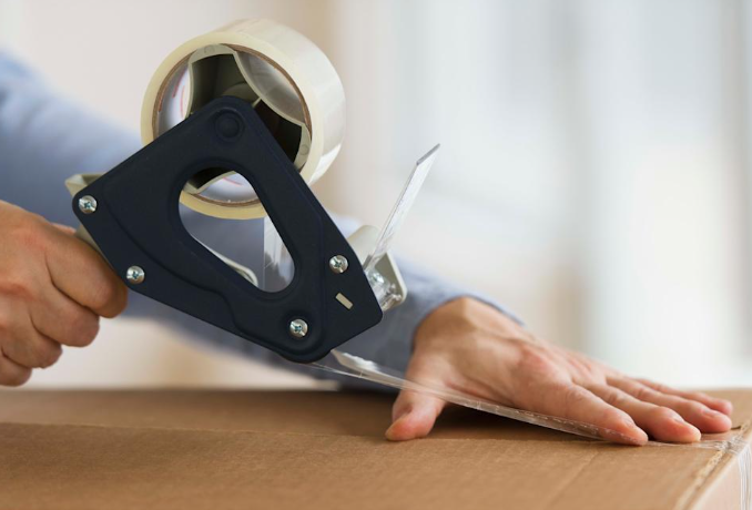 Tape Gun Taping Box