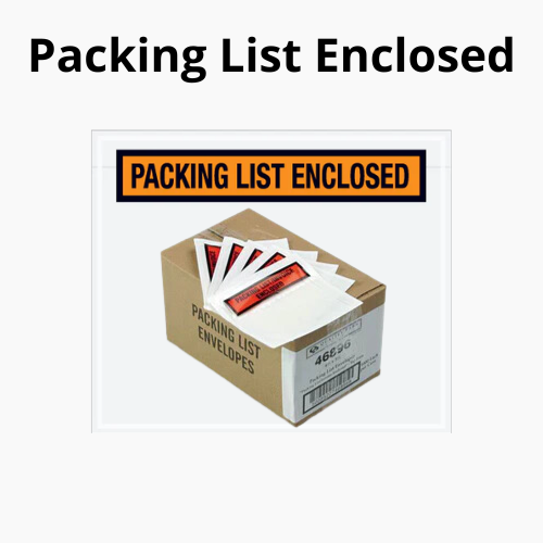 Packing List Enclosed