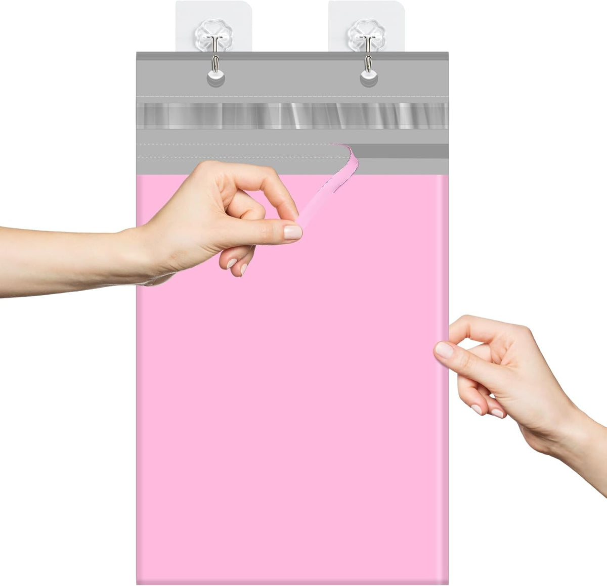 JP Jpack 12x15.5 Tear Strip Poly Mailers with Hang Holes