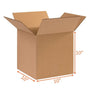 10x10x10 Double Wall Size Shipping and Packing Box - Cardboard -
