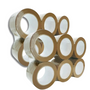 Heavy Duty 1-36 Rolls, 110 Yards, Tan, 2 Mil, 2 Inch, Extra Strength, Refill for Packing and Shipping