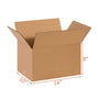 14x10x8 Size Shipping and Packing Box - Cardboard -