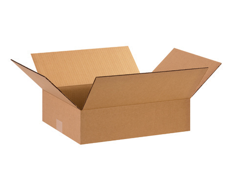 15 x 12 x 3" Flat Corrugated Boxes