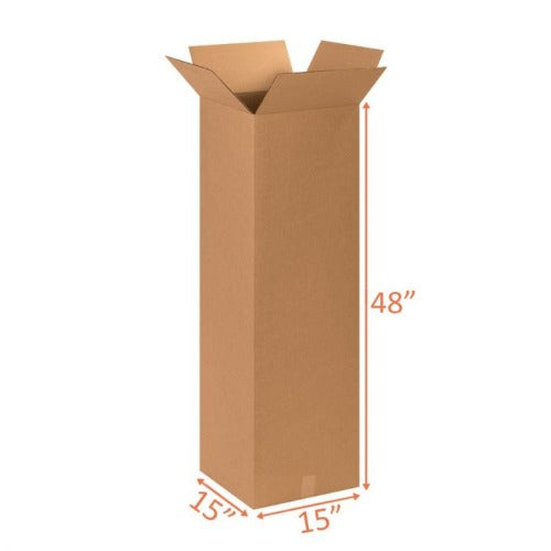 15x15x48 Size Shipping and Packing Box - Cardboard