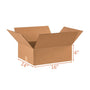 16x14x4 Size Shipping and Packing Box - Cardboard -