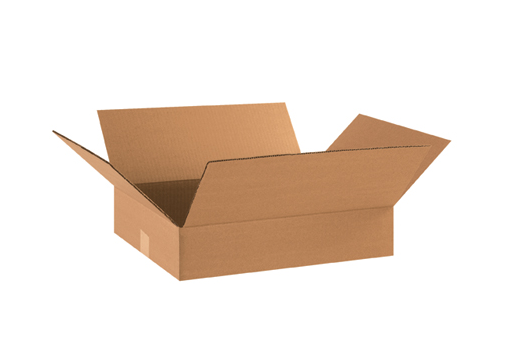 18 x 14 x 4" Flat Corrugated Boxes