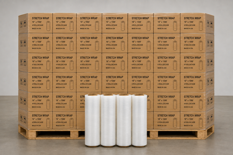 18x1500 Stretch Wrap Pallet Quantity for sellers