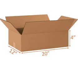 20x12x4 shipping box bundle