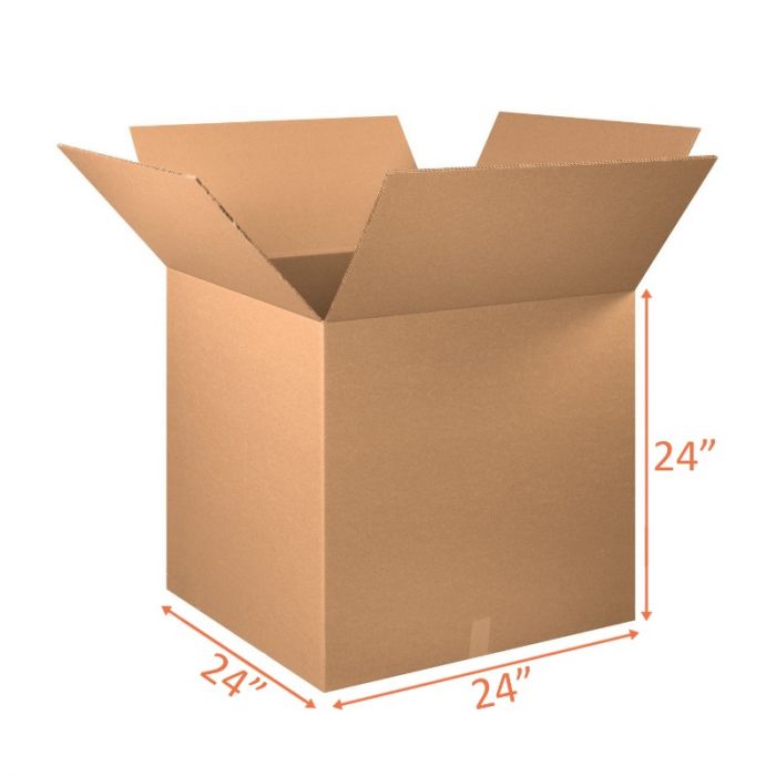24x24x24 Double Wall Shipping and Packing Box - Cardboard