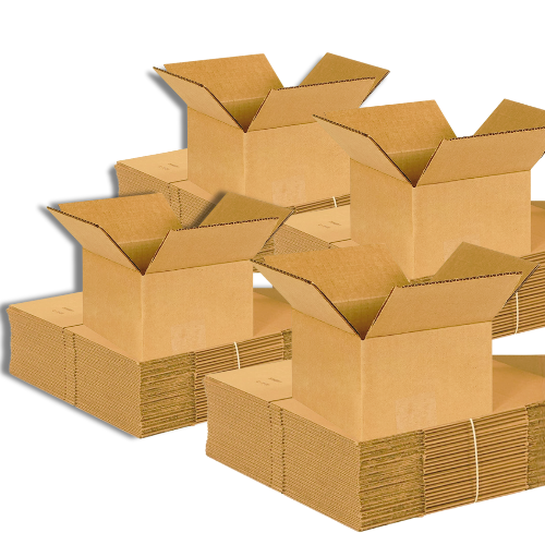 Miniduino 200 Pack 6x4x3 White Corrugated Shipping Mailer Boxes – Small Packing Boxes