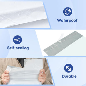 JP Jpack 12x15.5 Tear Strip Poly Mailers with Hang Holes