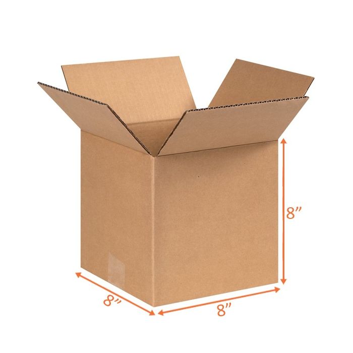 8x8x8 Double Wall Shipping and Packing Box (10 Pack)