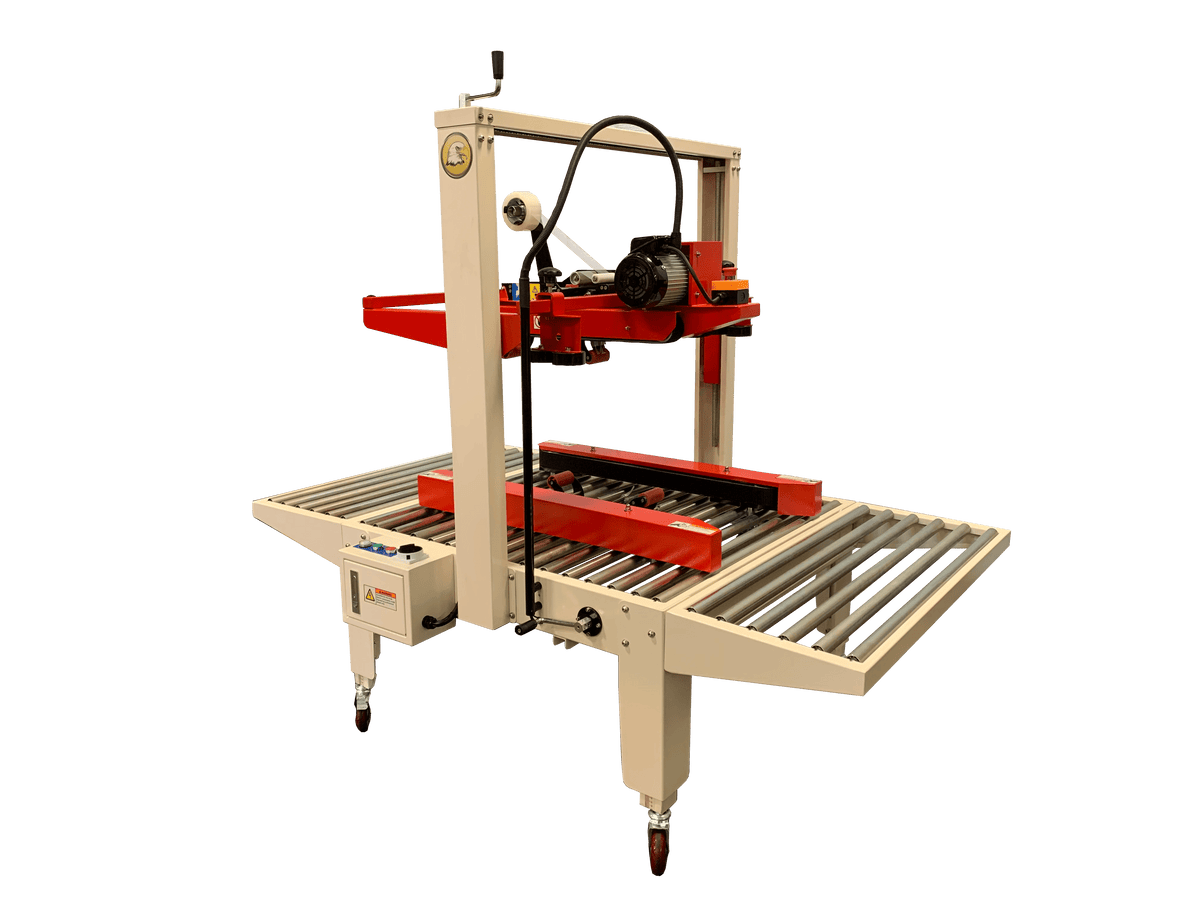 Eagle T200L Carton Sealer for Large Cartons - Side & Top Belt Drive