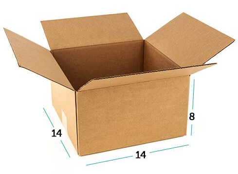 14x14x8 Shipping and Packing Box (25 Pack) BNDL