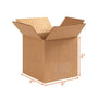 4x4x4 Size Shipping and Packing Box - Cardboard -