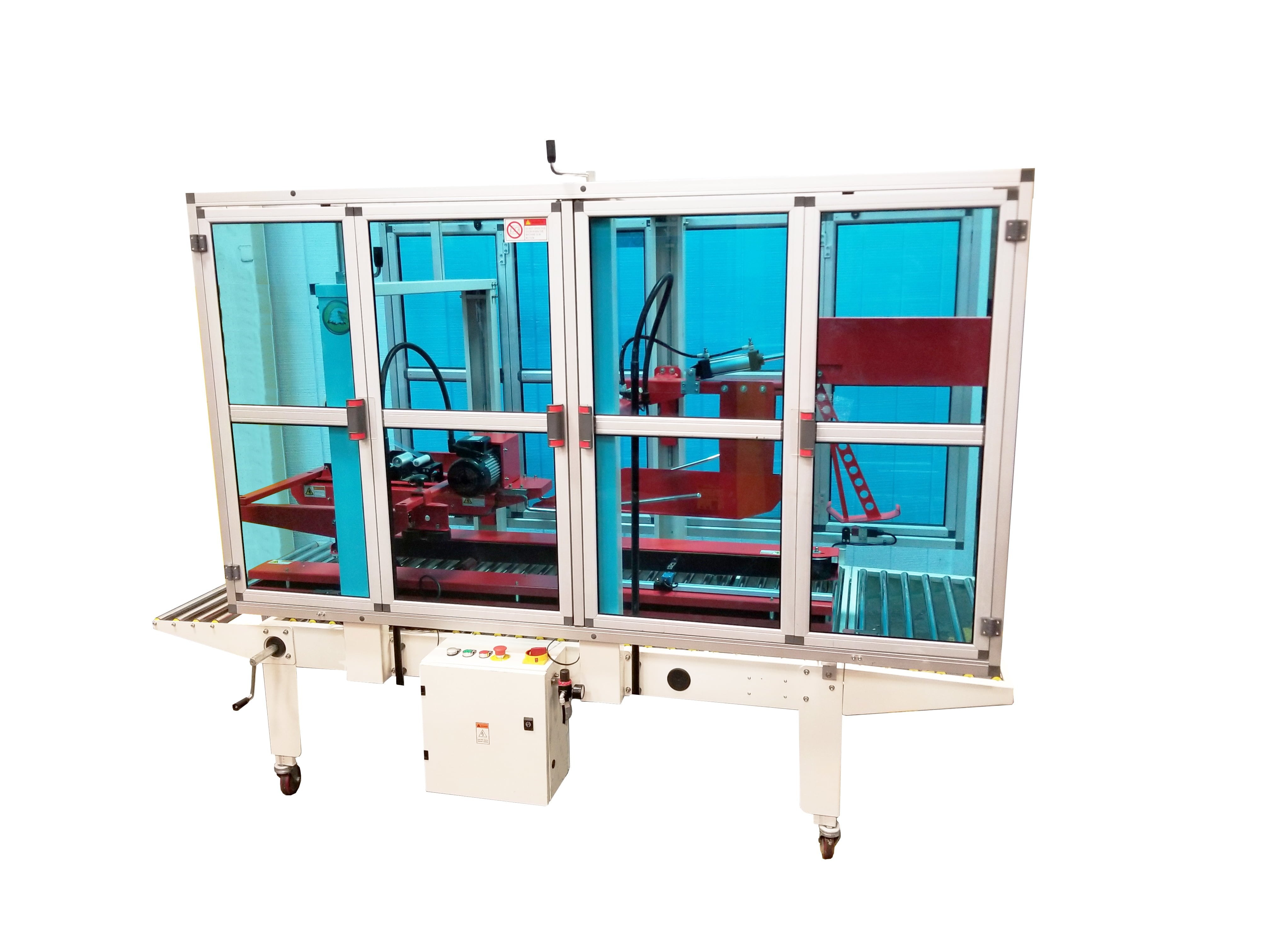 Eagle T500L Automatic Flap Folding Carton Sealer for Large Cartons