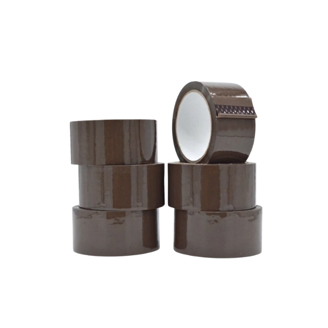 Tan Packing Tape, 3 inch 2.6 Mil x 110 Yards For Packing & Shipping